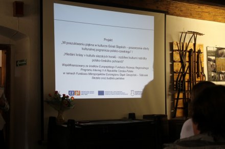 Prezentacja projektu w czasie otwarcia folusza